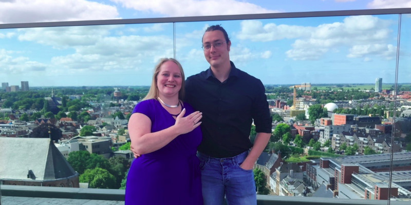 Cute pic of Sven and Amy